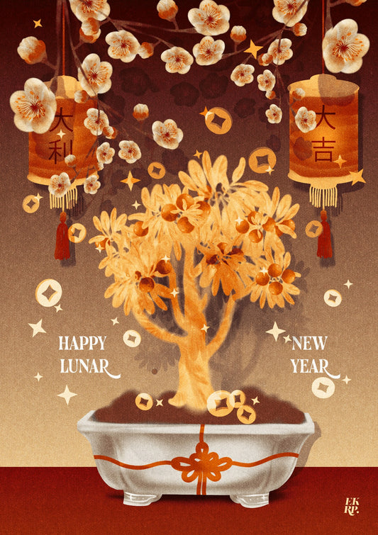 Golden Orange for good luck