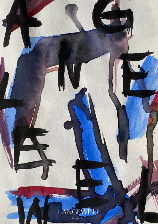 Abstract Expressionist Letters