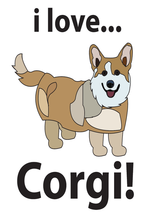Corgi I Love Corgi
