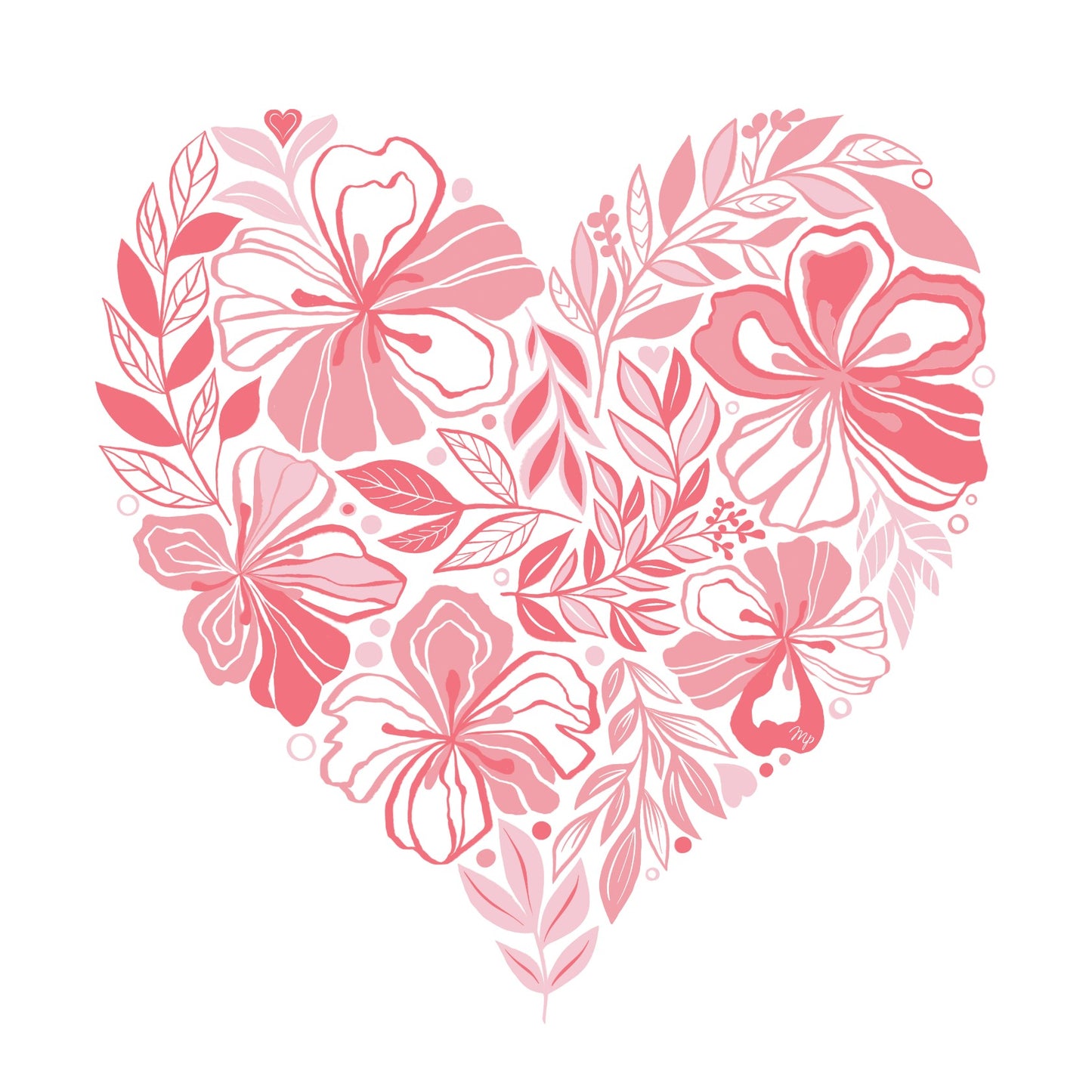 Blooming Love Heart