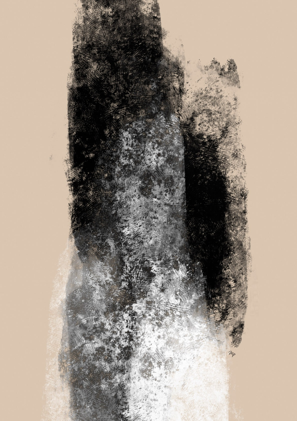 Neutral Abstract strokes