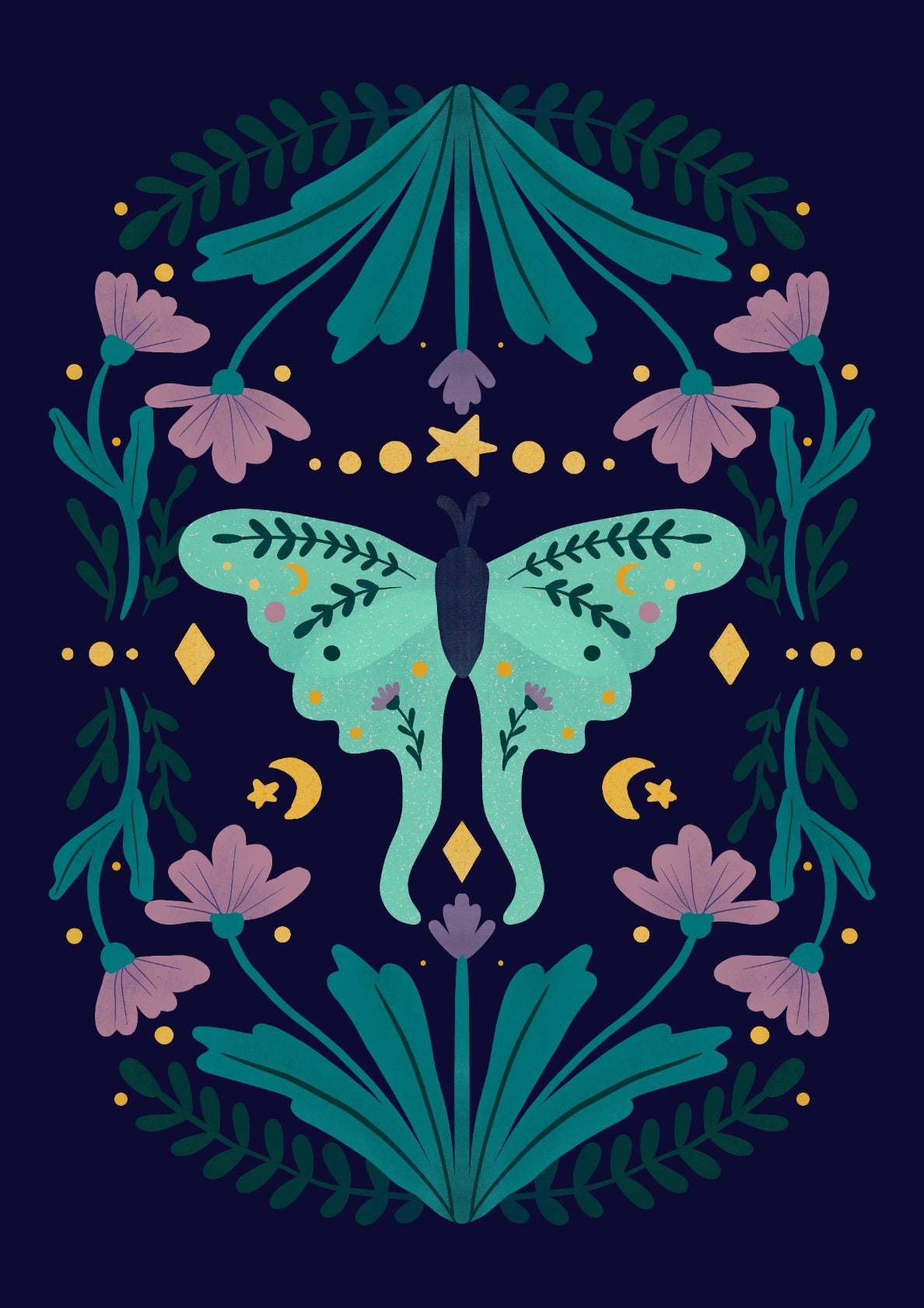 Mystical series - luna moth