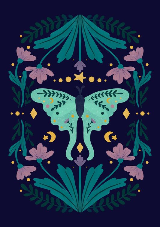 Mystical series - luna moth