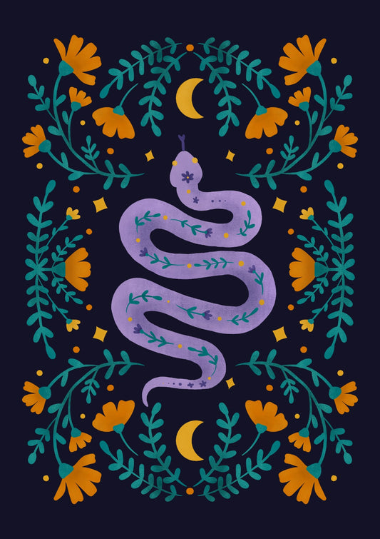 Mystic series - purple snake