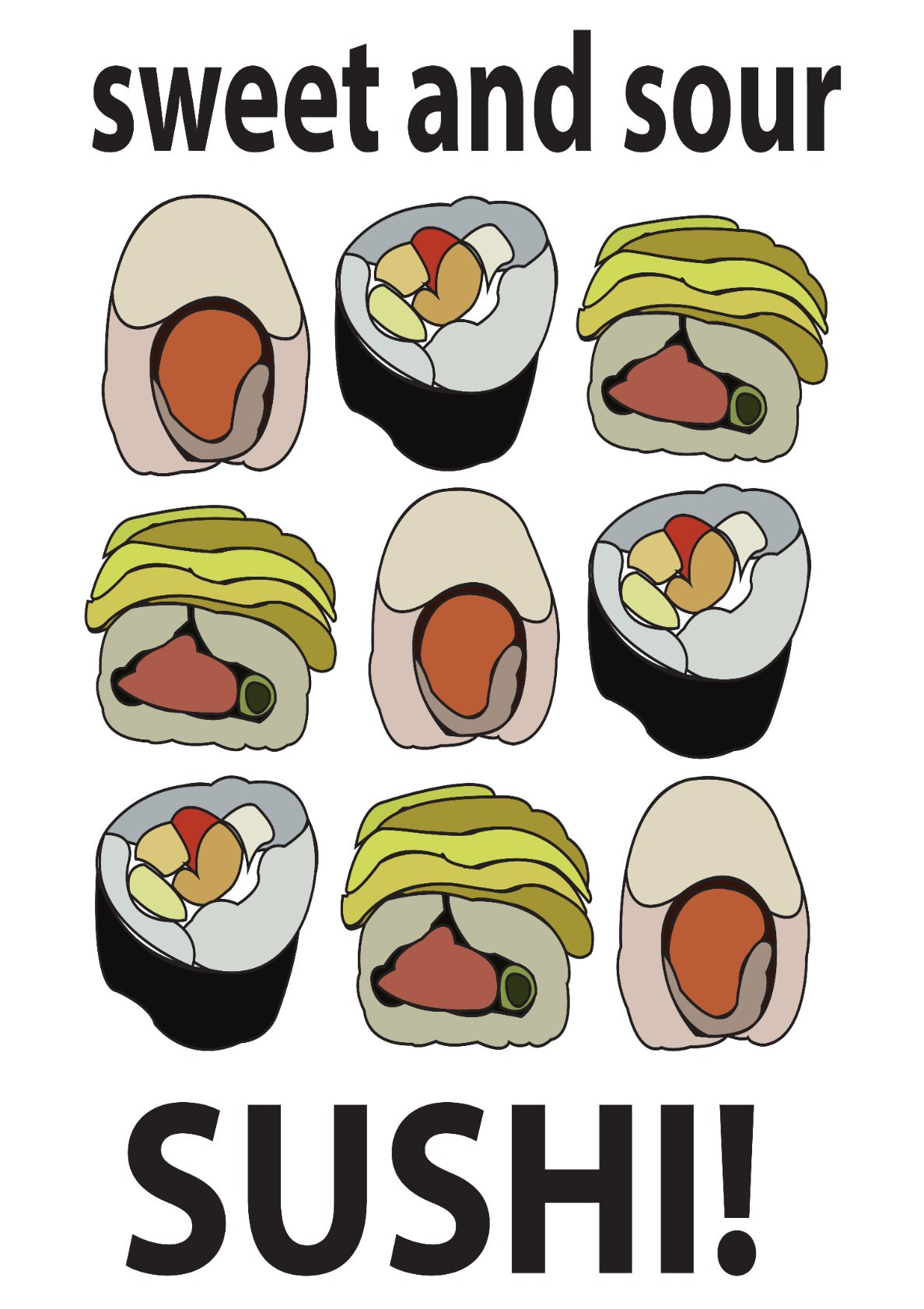 Sushi Sweet and Sour Sushi Lover