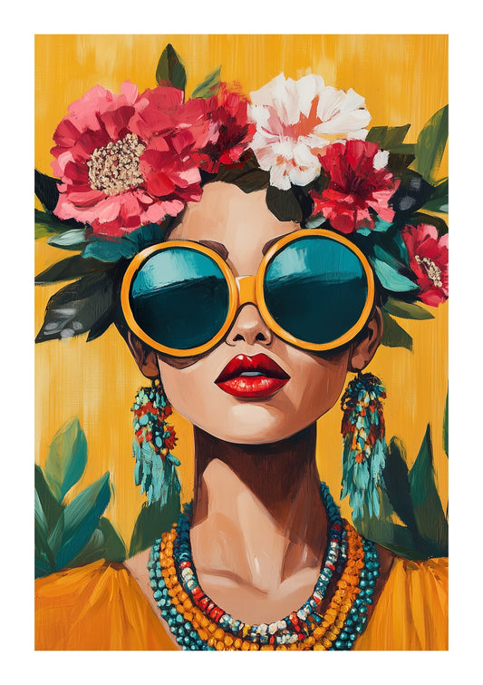 Vibrant Boho Portrait