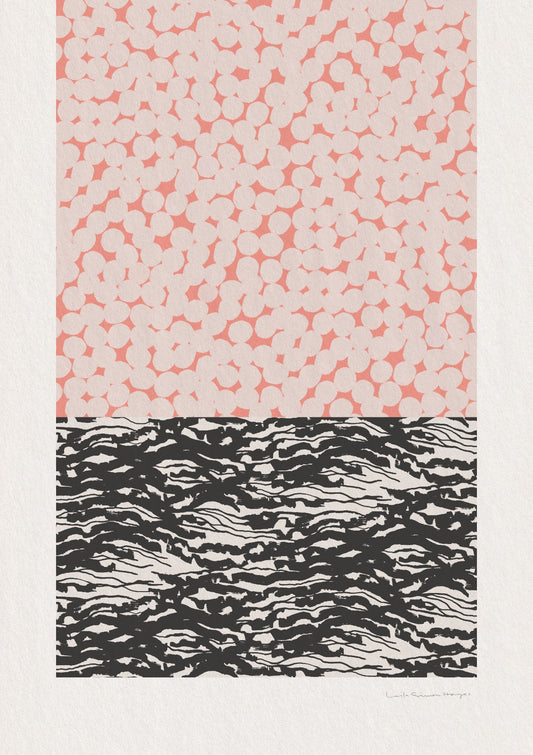 Horizon Collage, pink