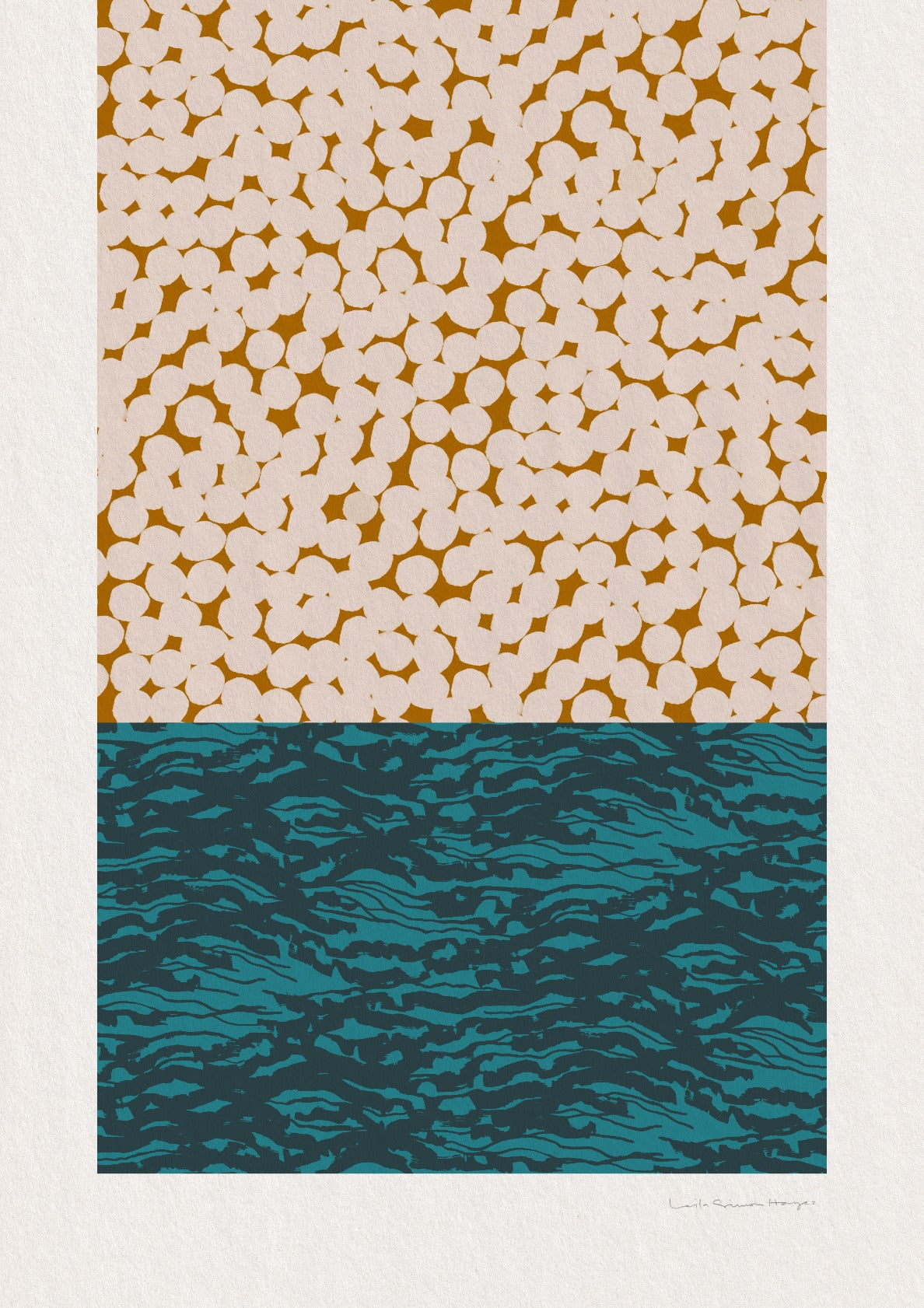 Horizon Collage, brown