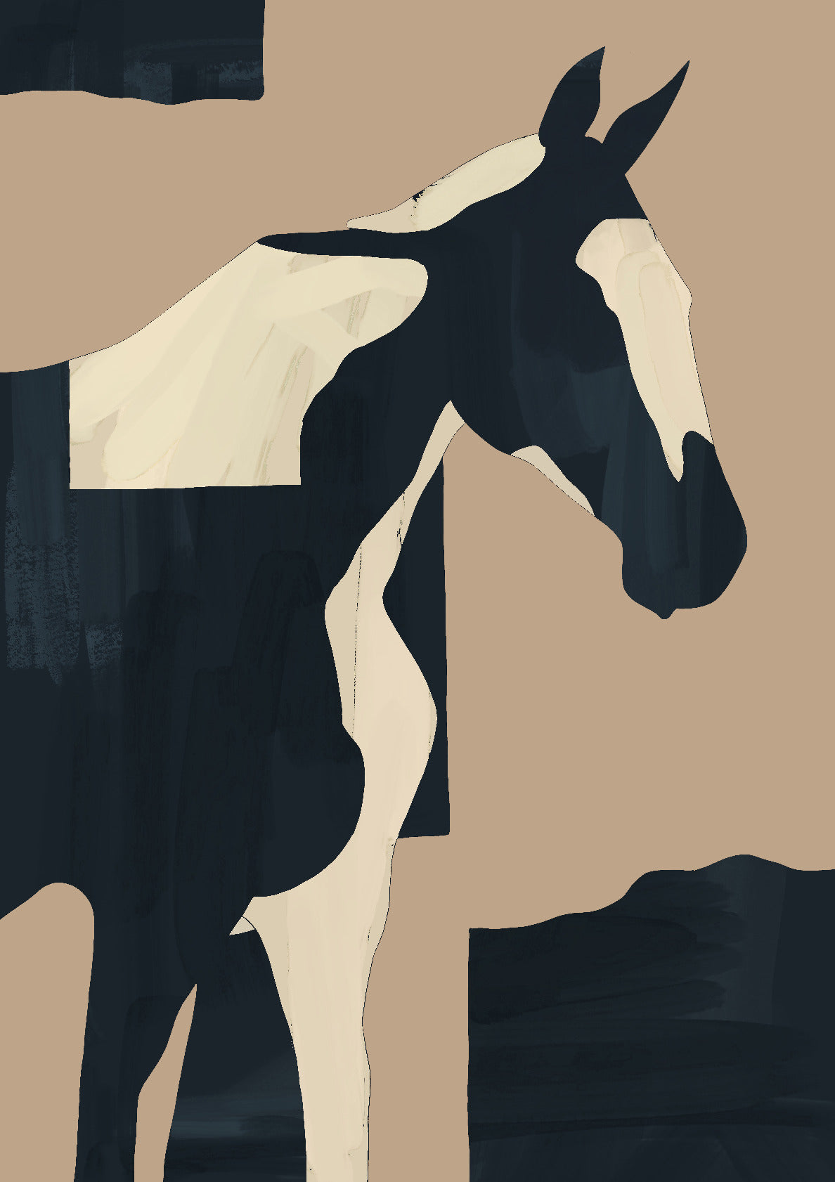 Abstract Minimal Horse 7