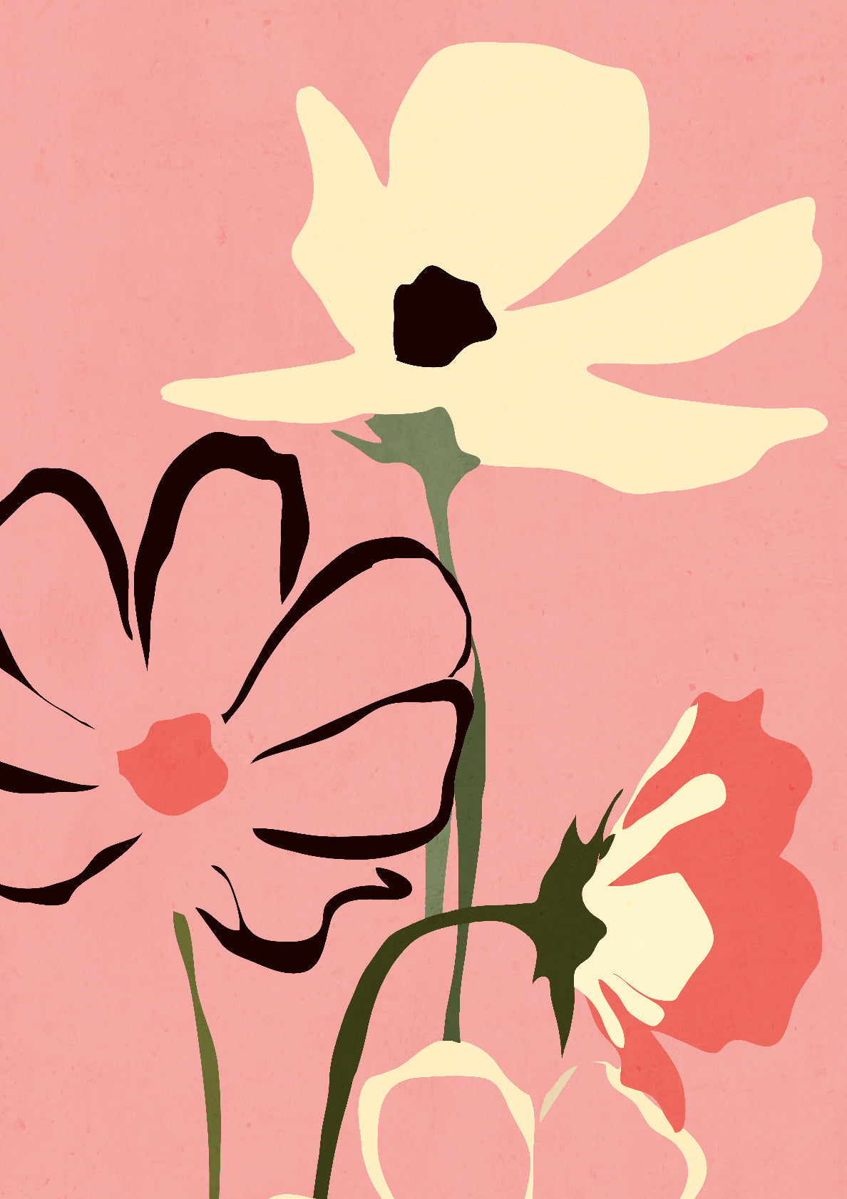 Modern Abstract Art Flowers 8