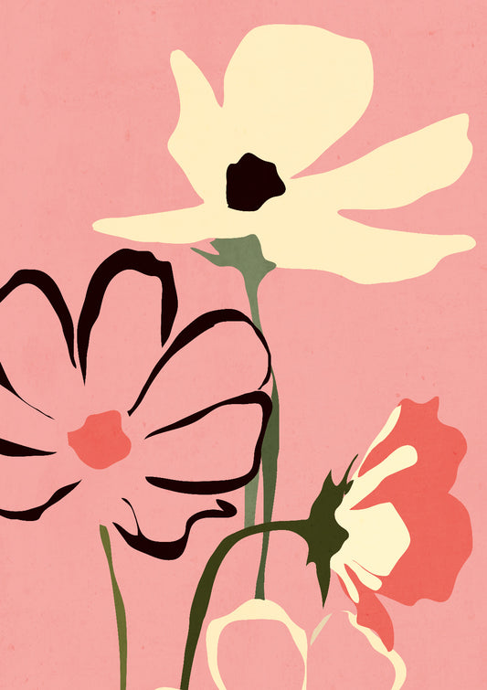 Modern Abstract Art Flowers 8