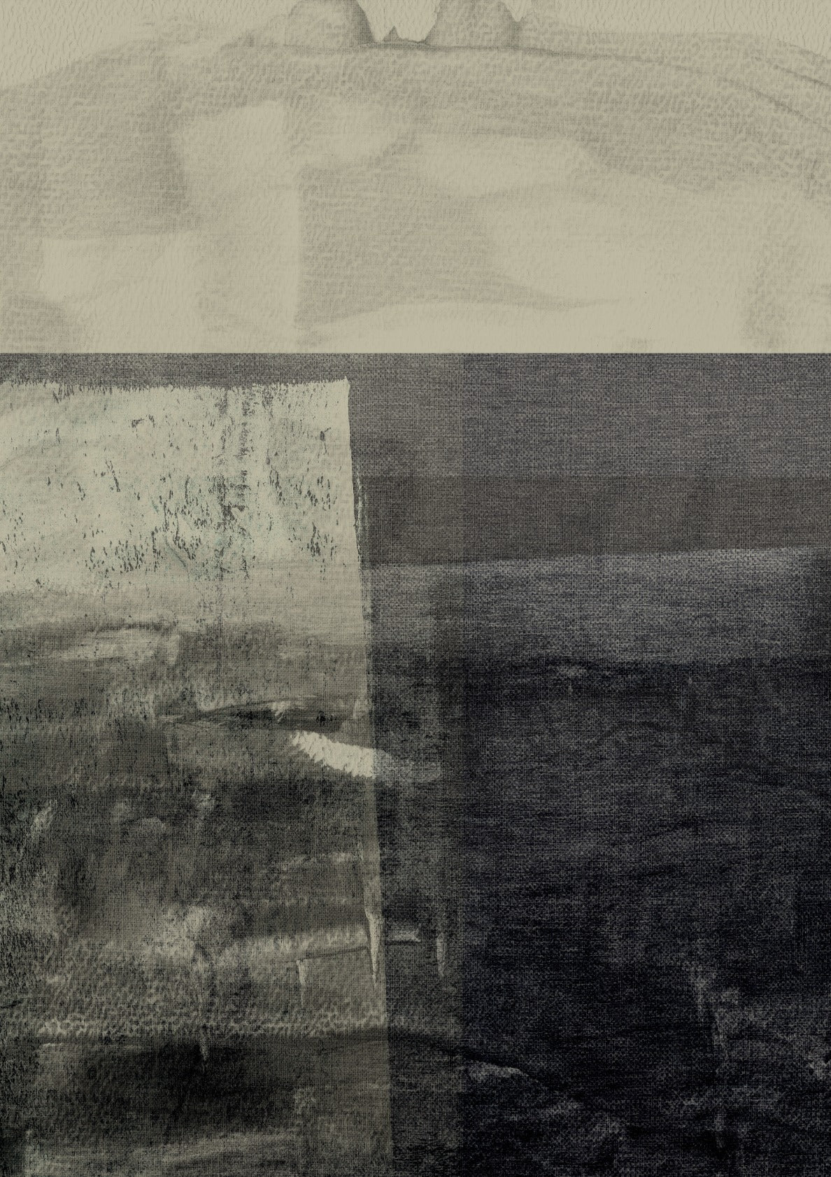 Perfect space. Minimalist abstract landscape.