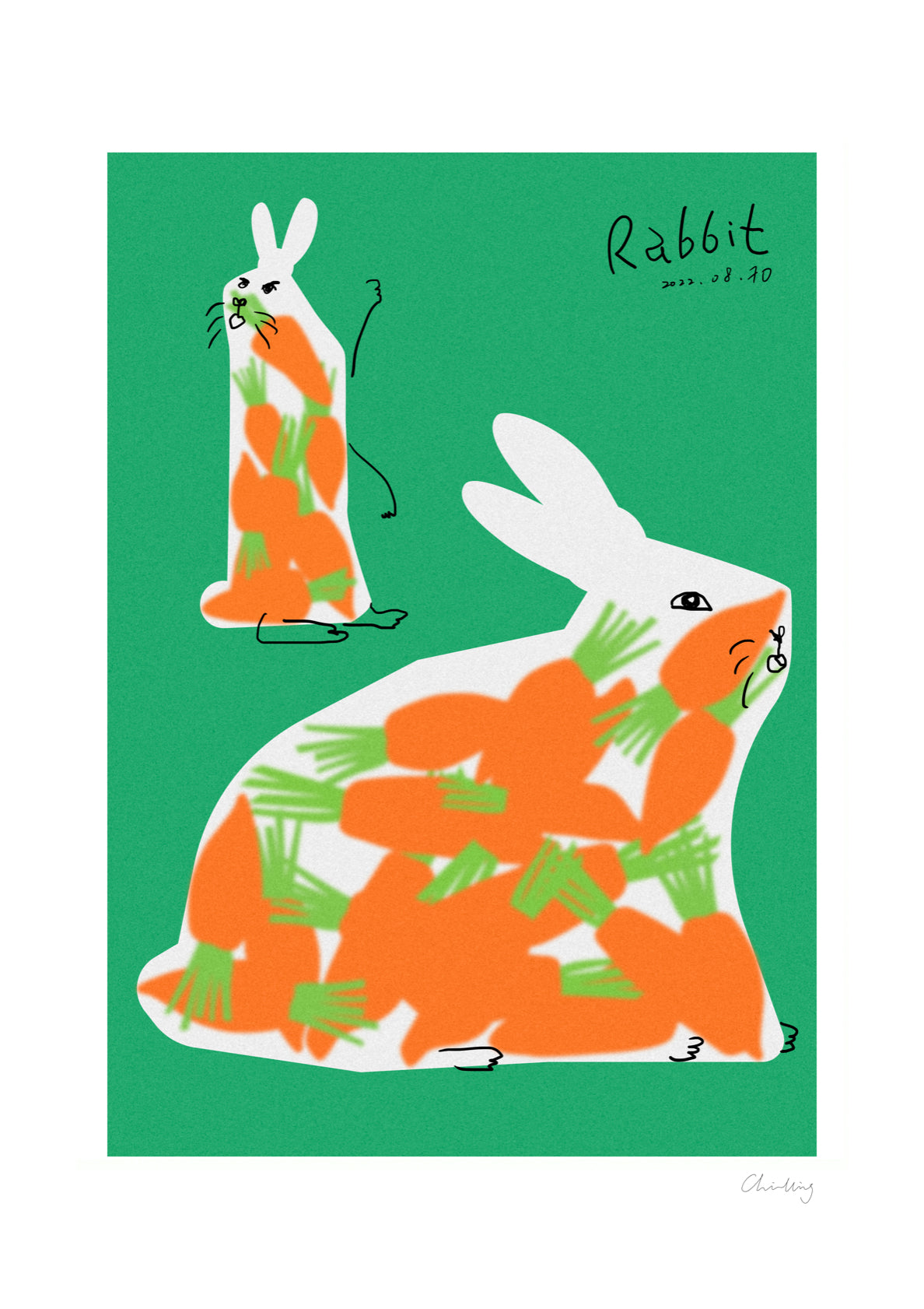 Rabbit and carrot