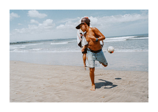 Foot at Kuta Beach Bali