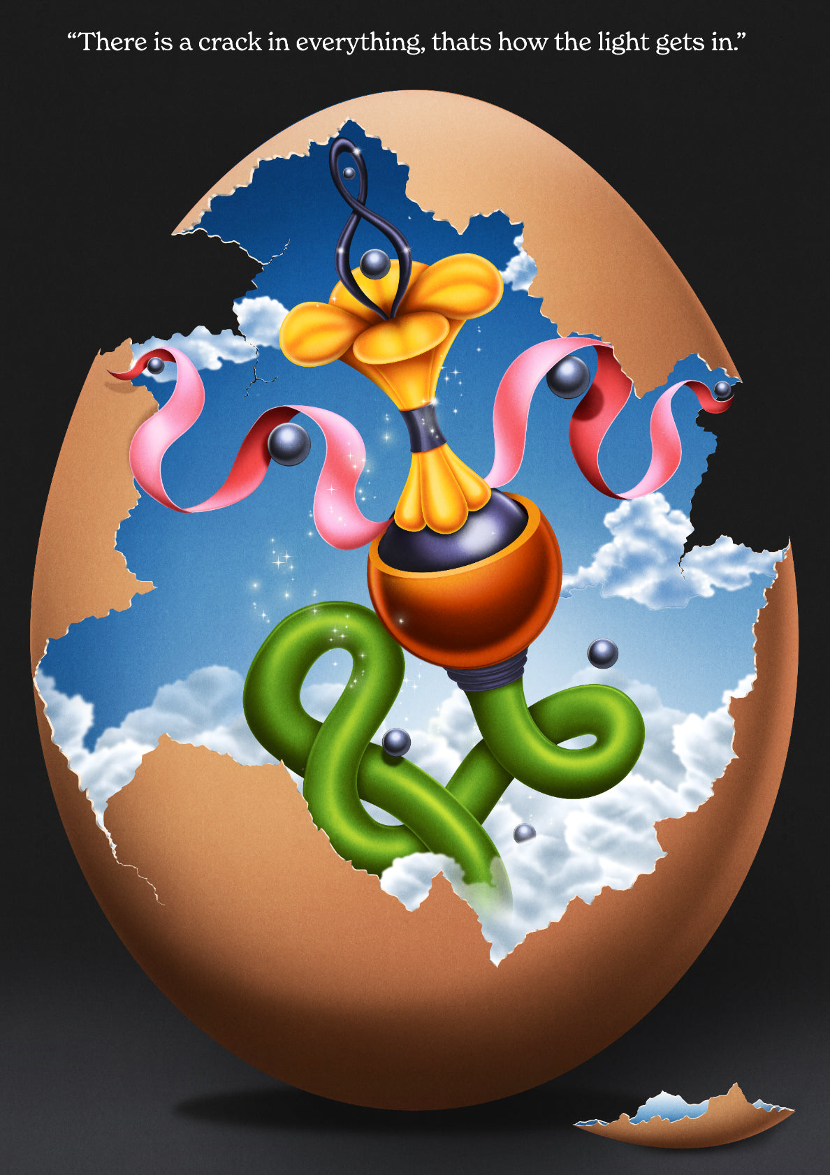 Thats how the light gets in