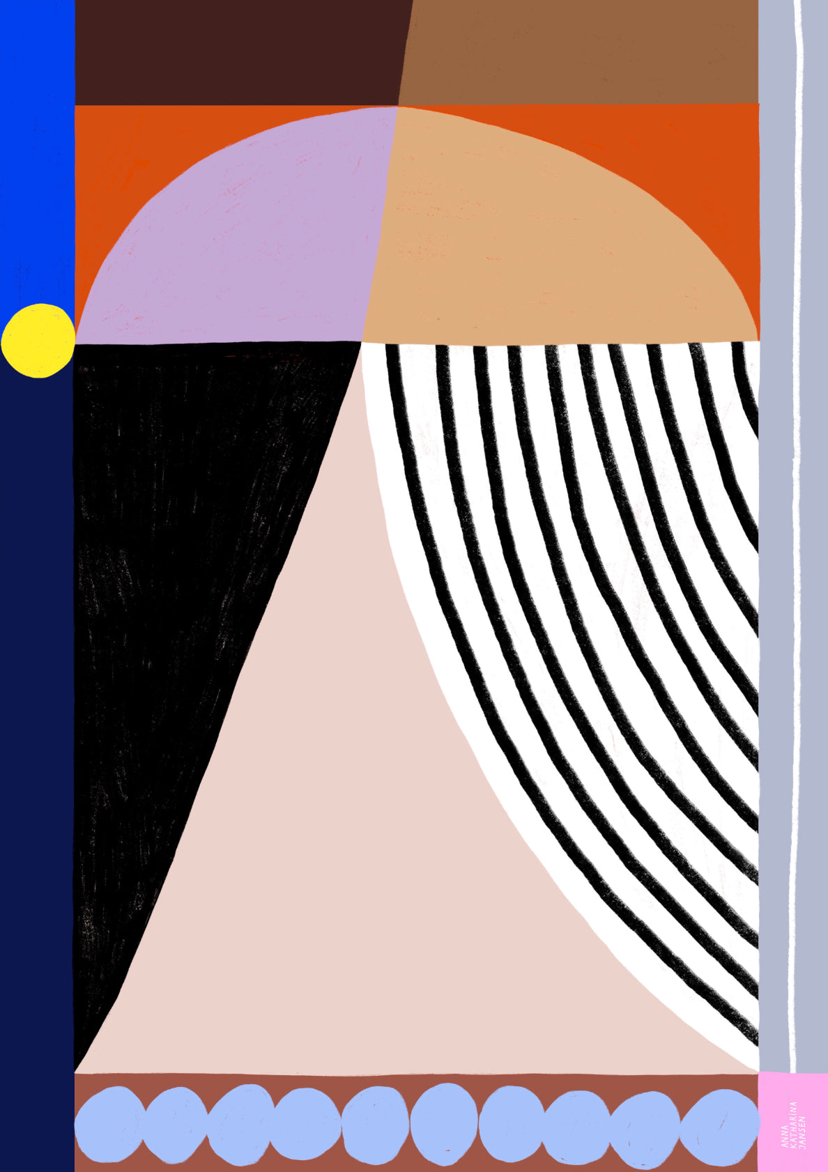 Abstract With Stripes