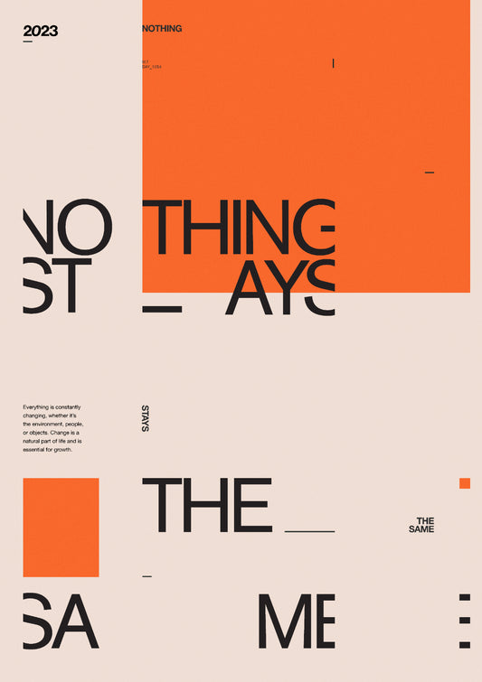 Nothing stays the same