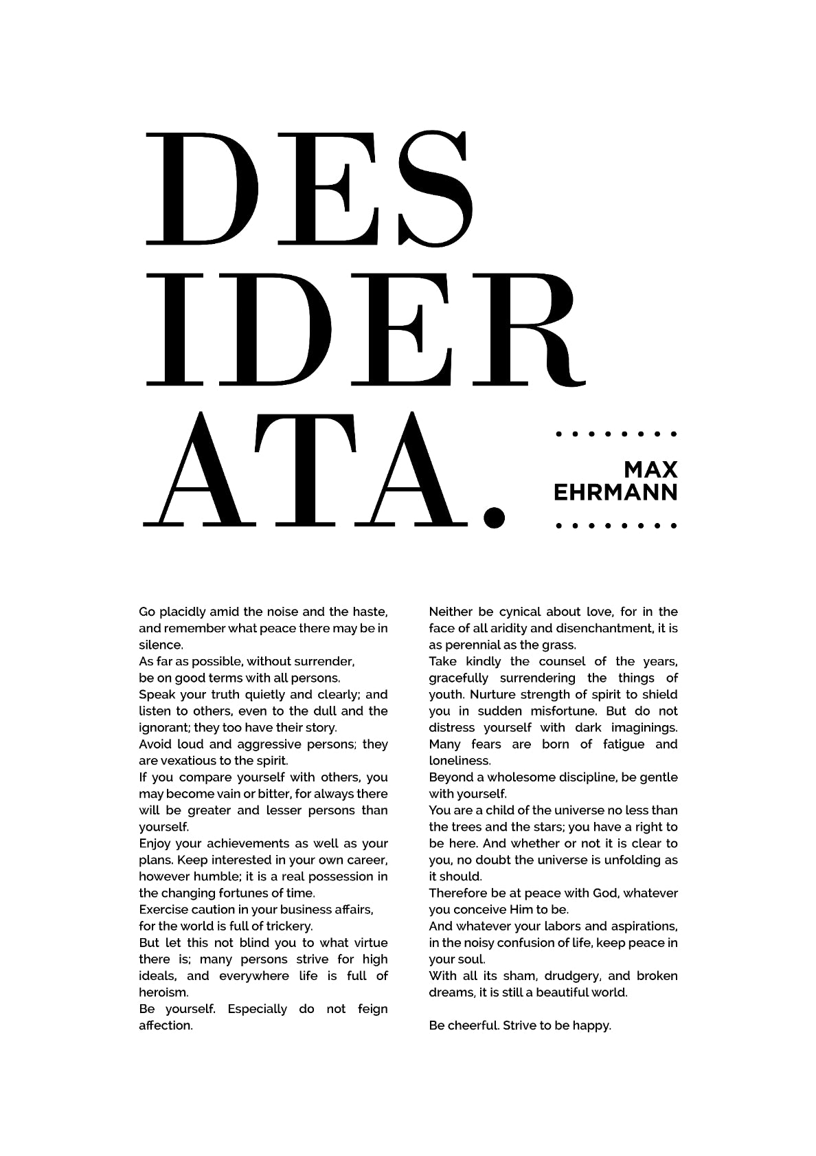 Desiderata 05
