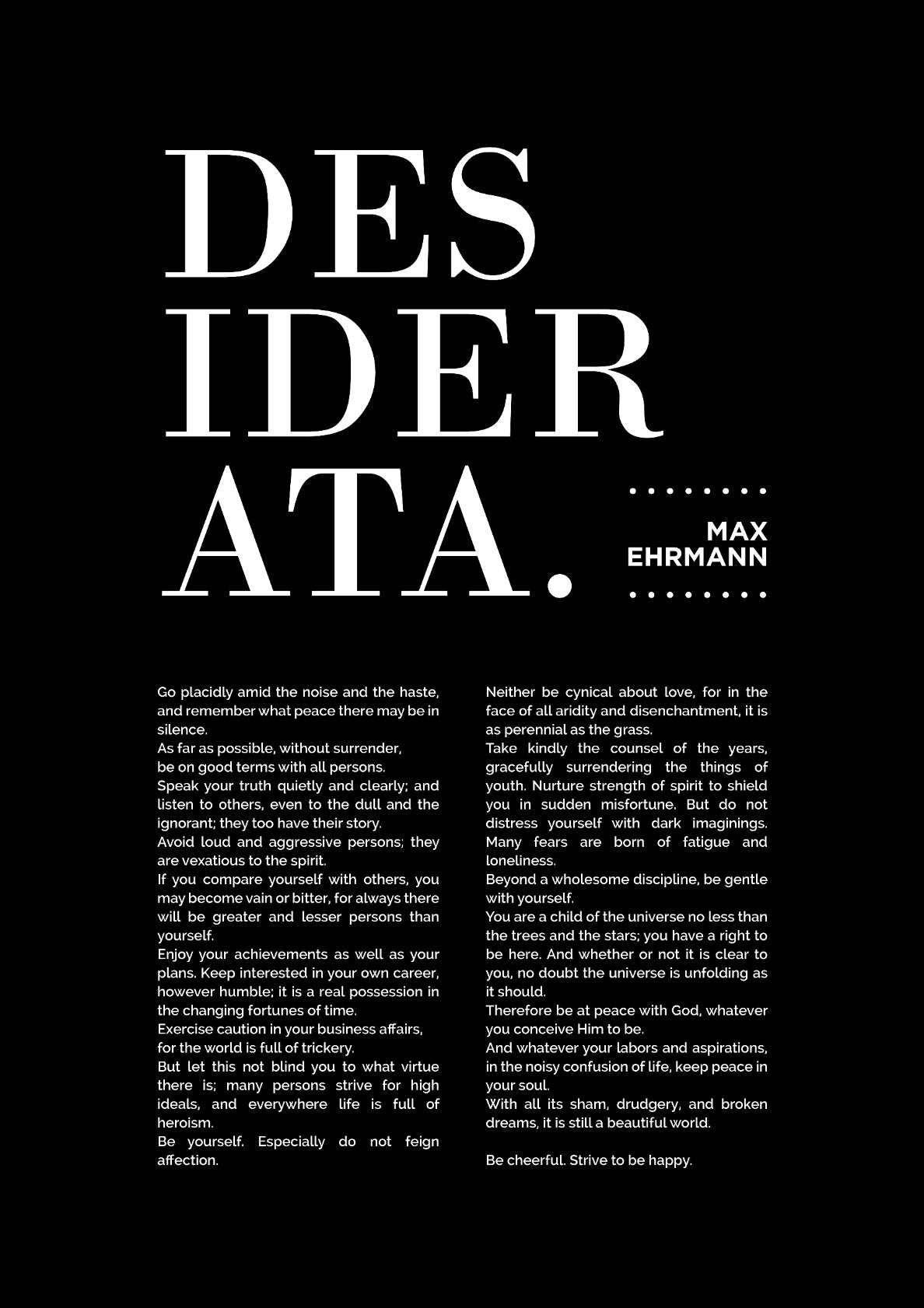 Desiderata 07