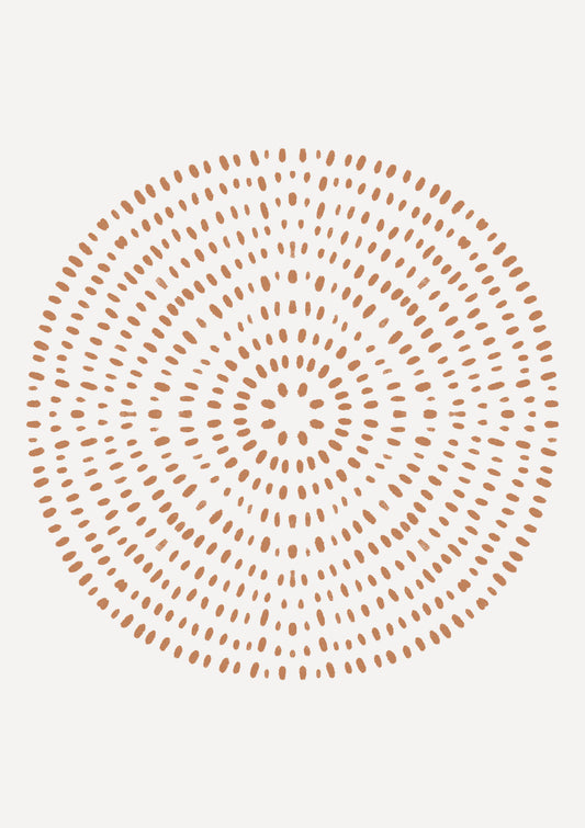 Organic Circular Dot Pattern 01