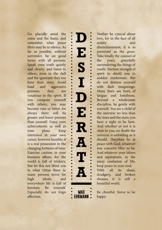 Desiderata 14