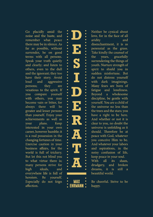 Desiderata 17
