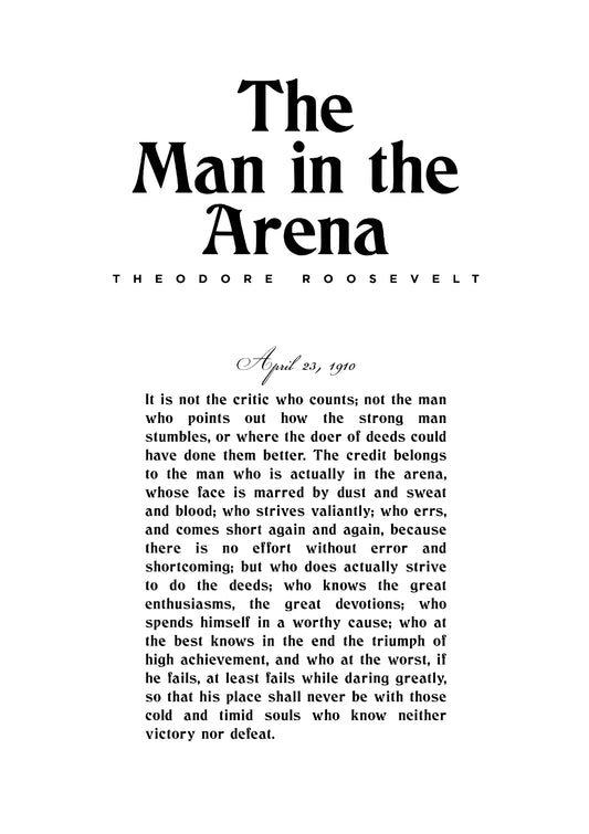 The Man In The Arena 02