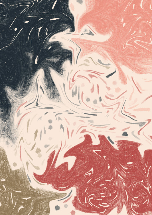 Abstract Fluid Brush Strokes