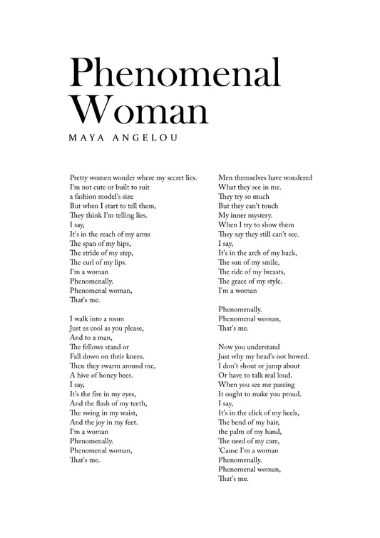 Phenomenal Woman 02