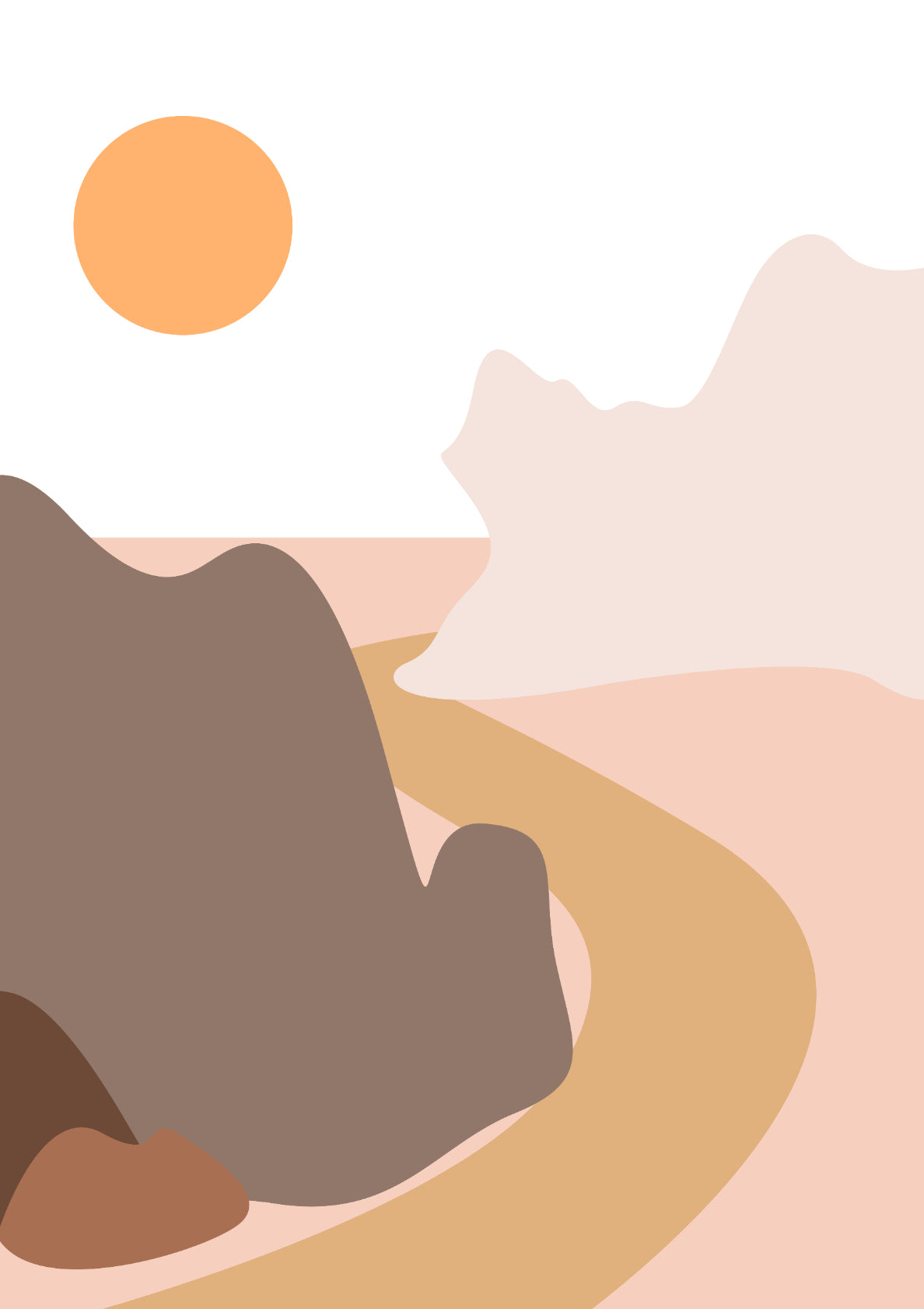 Abstract Mountains 04