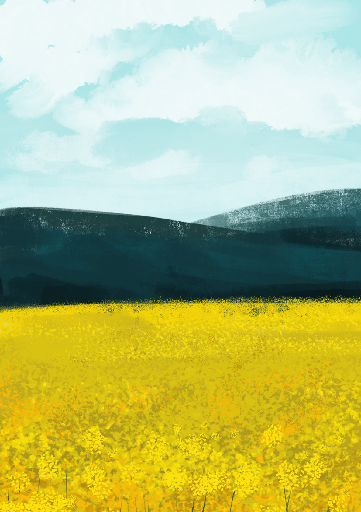 Golden Yellow Dreamscape