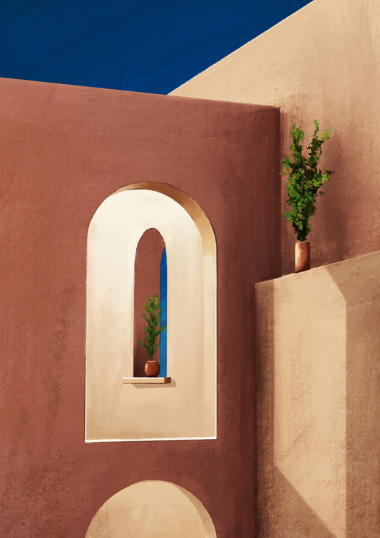 Earthen Walls, Santorini