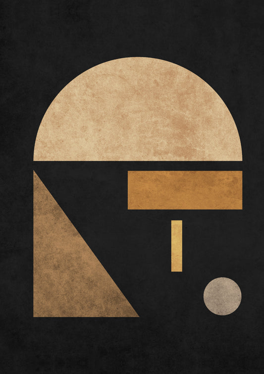 Geometric Harmony I - Black