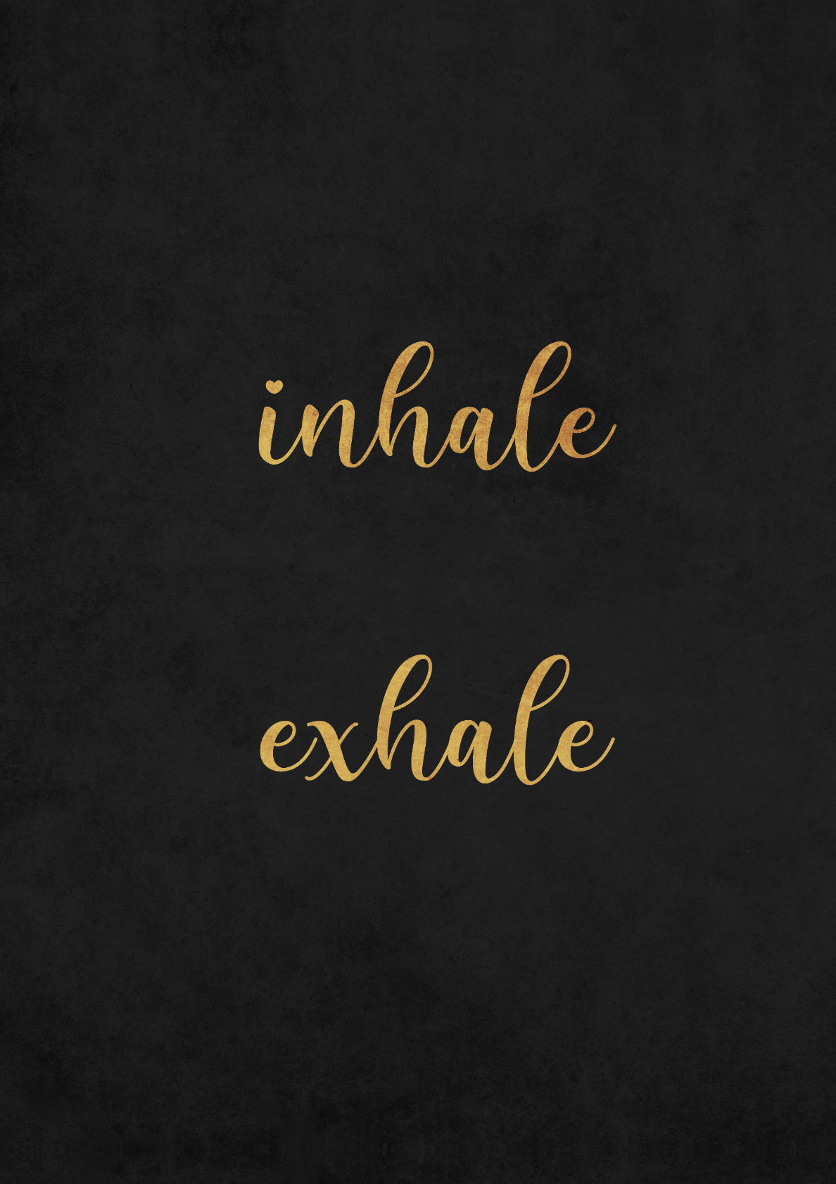 Inhale Exhale - Black
