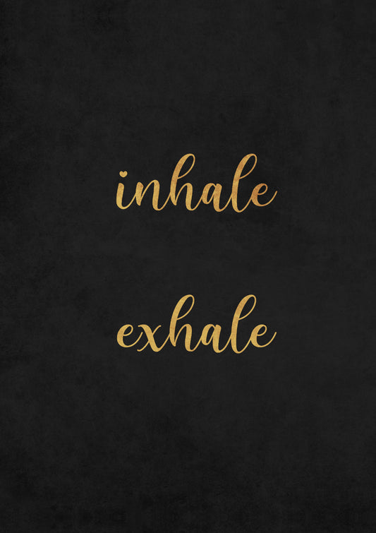 Inhale Exhale - Black