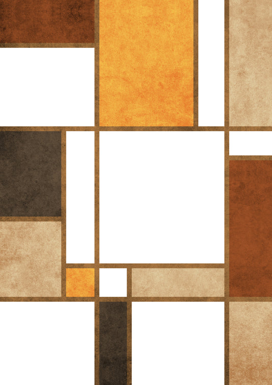 Mondrian Grid II - White