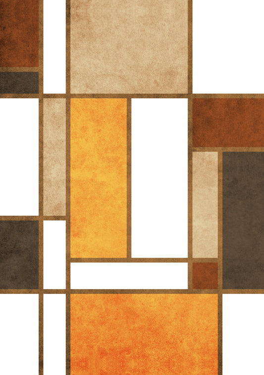 Mondrian Grid III - White