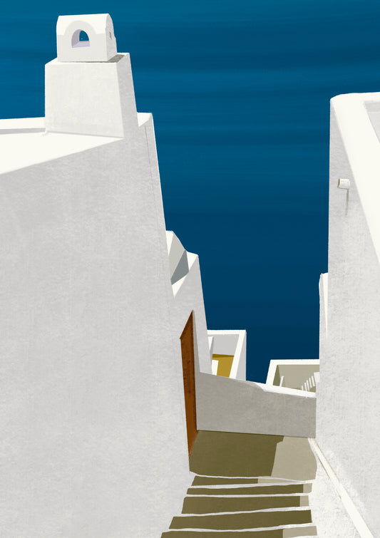 Steps To The Aegean, Santorini